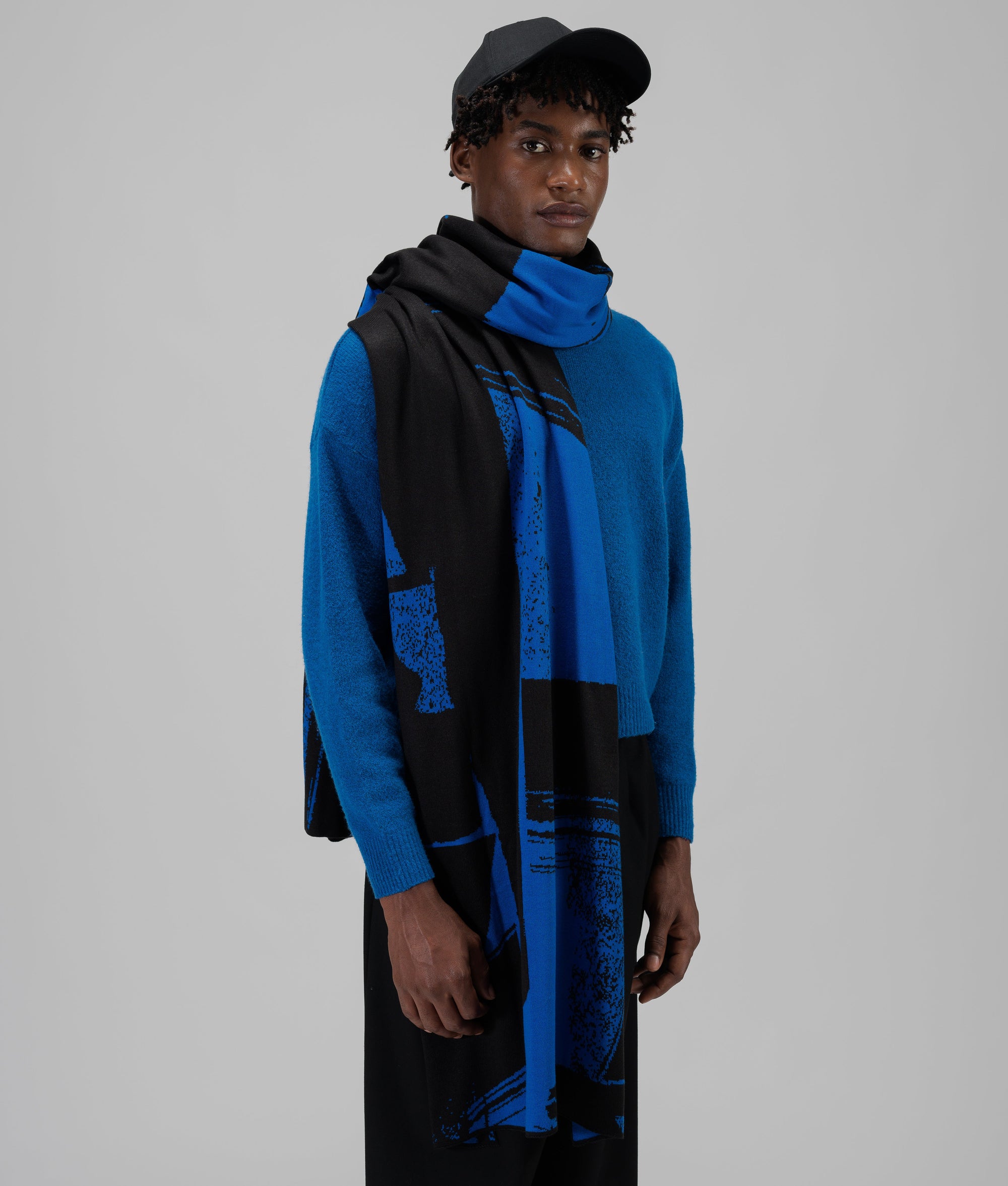 Cachecol Azul Royal
