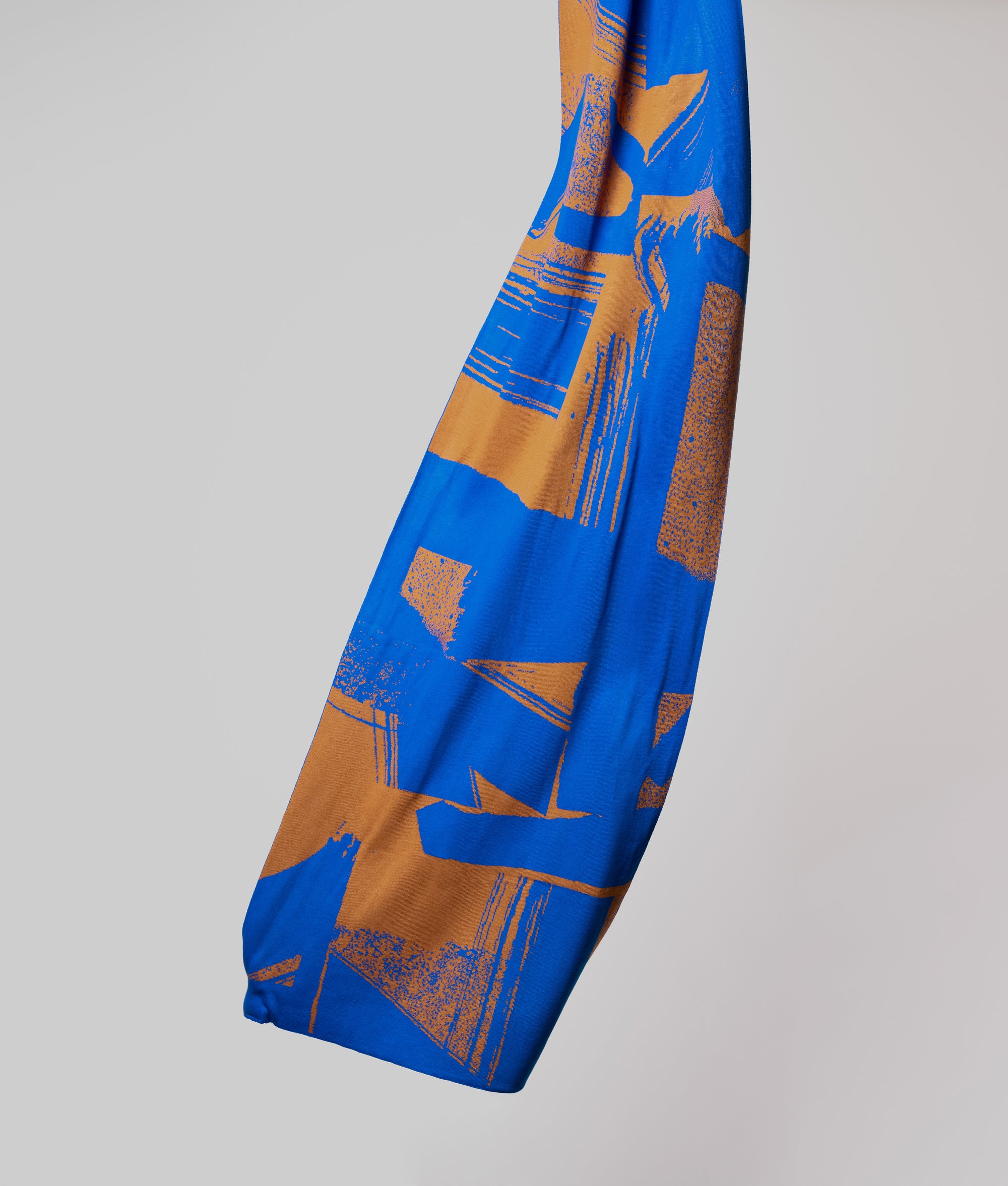 Cachecol Caramelo+Azul