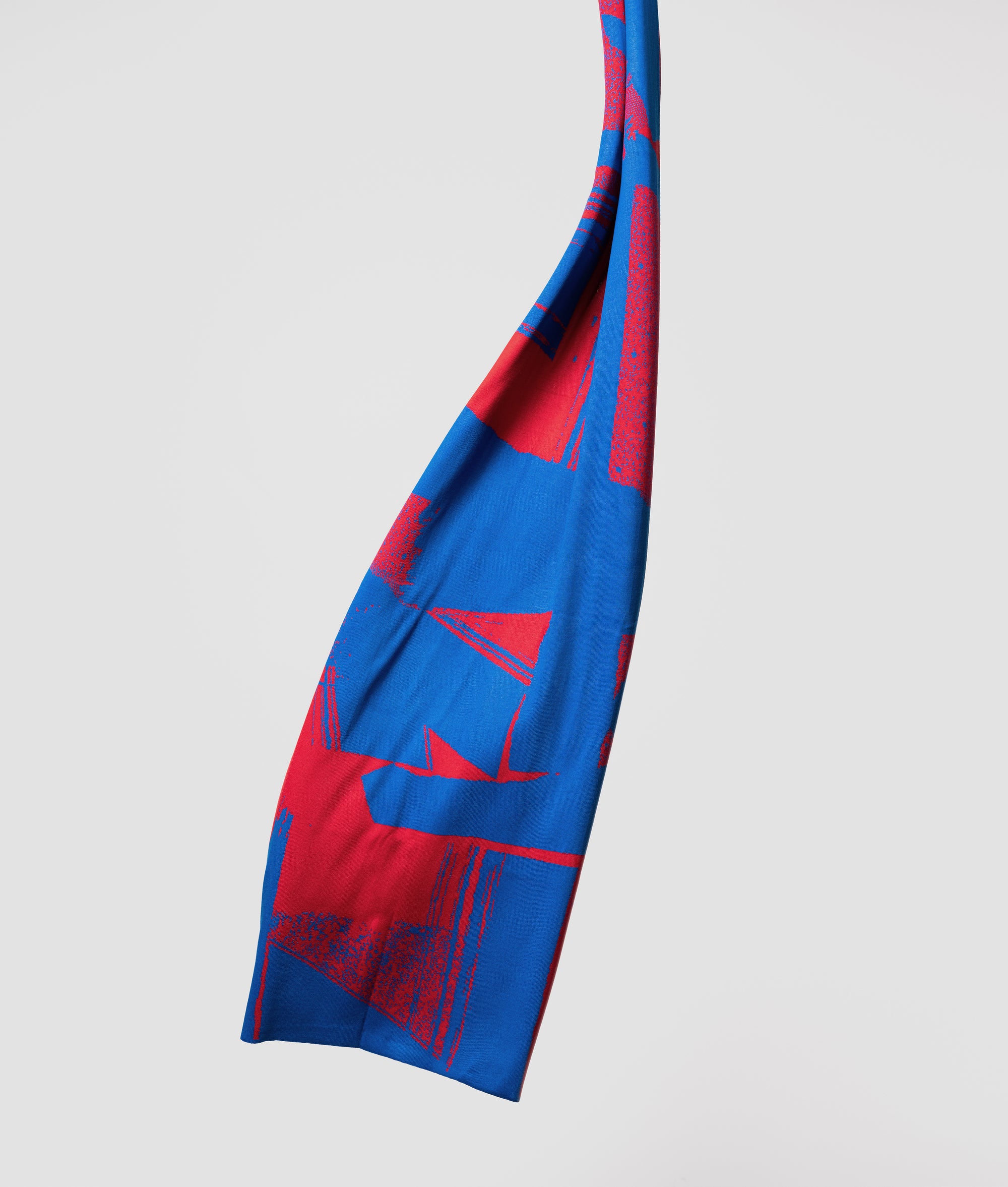 Cachecol Vermelho+Azul