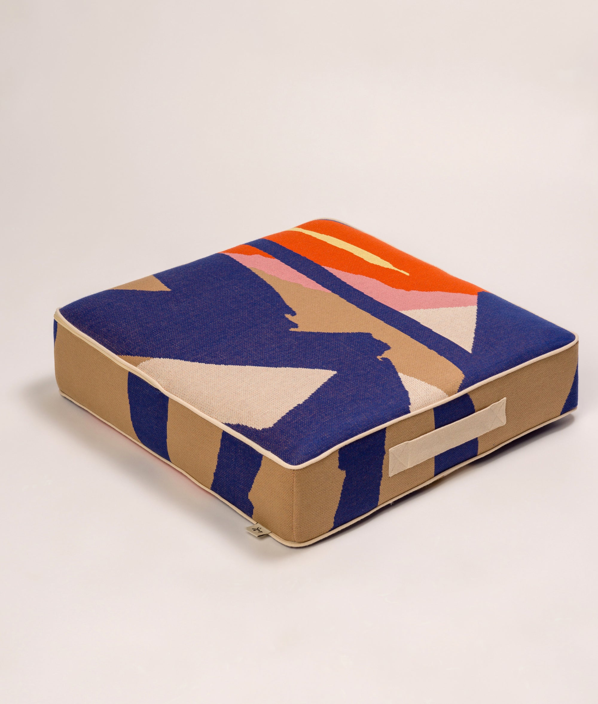 Pufe Arara Quadrado *Pronta-Entrega*