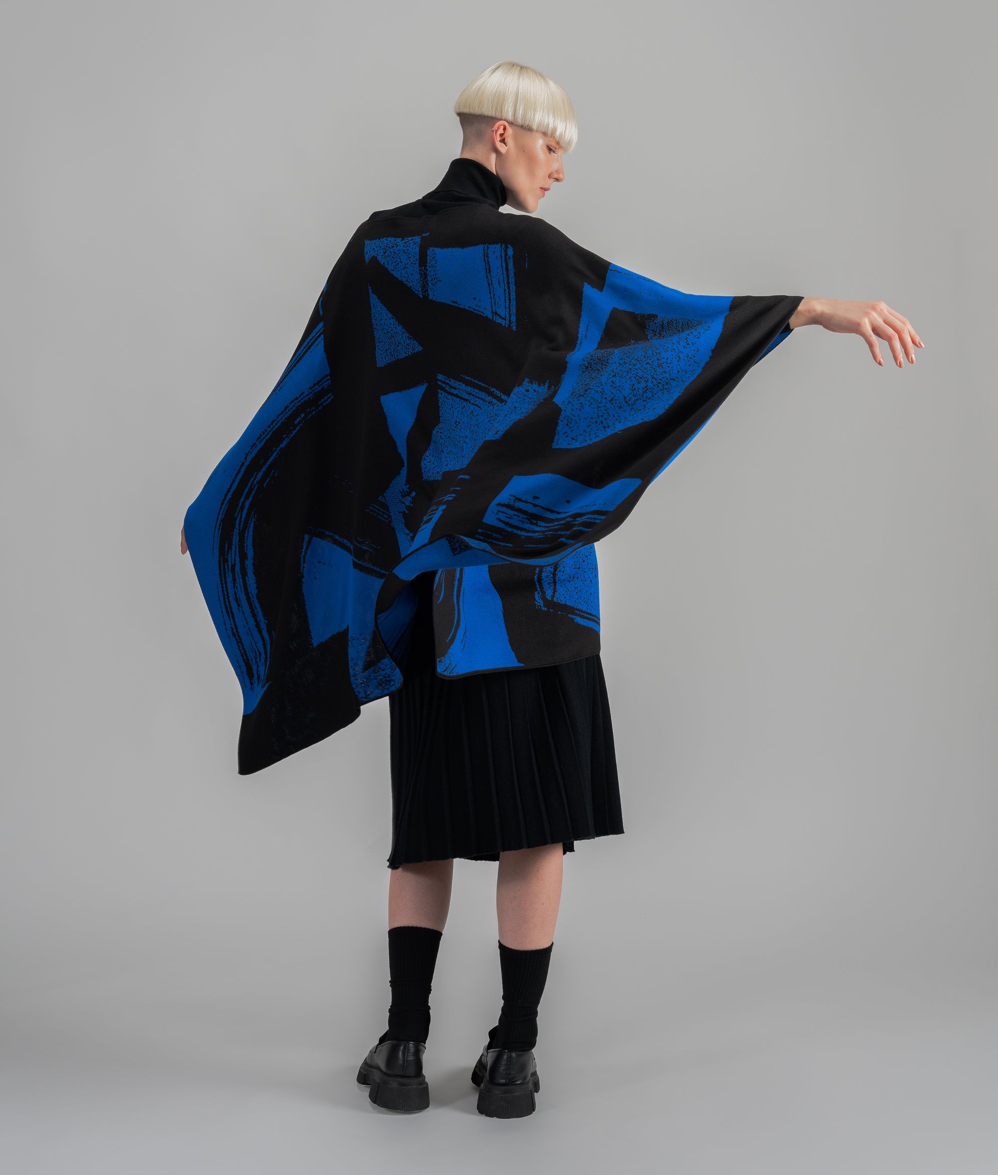Poncho Azul Royal