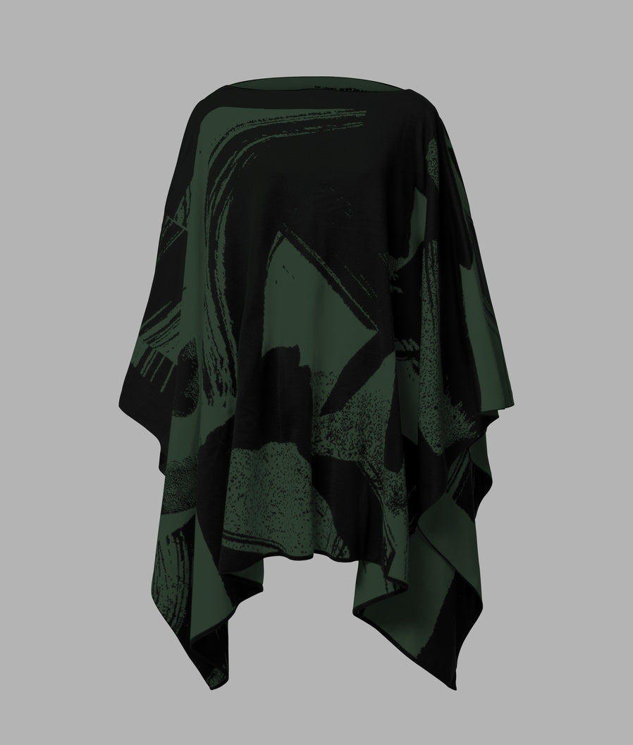 Poncho Verde Folha