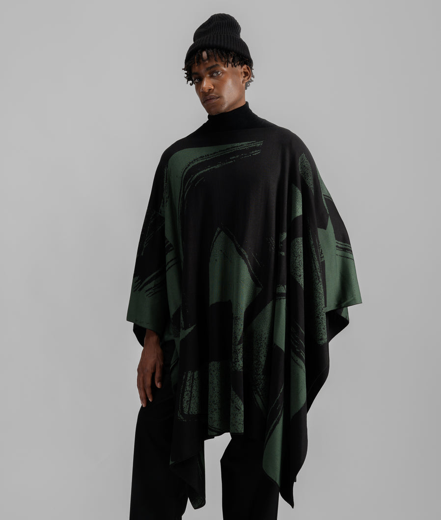 Poncho Verde Folha