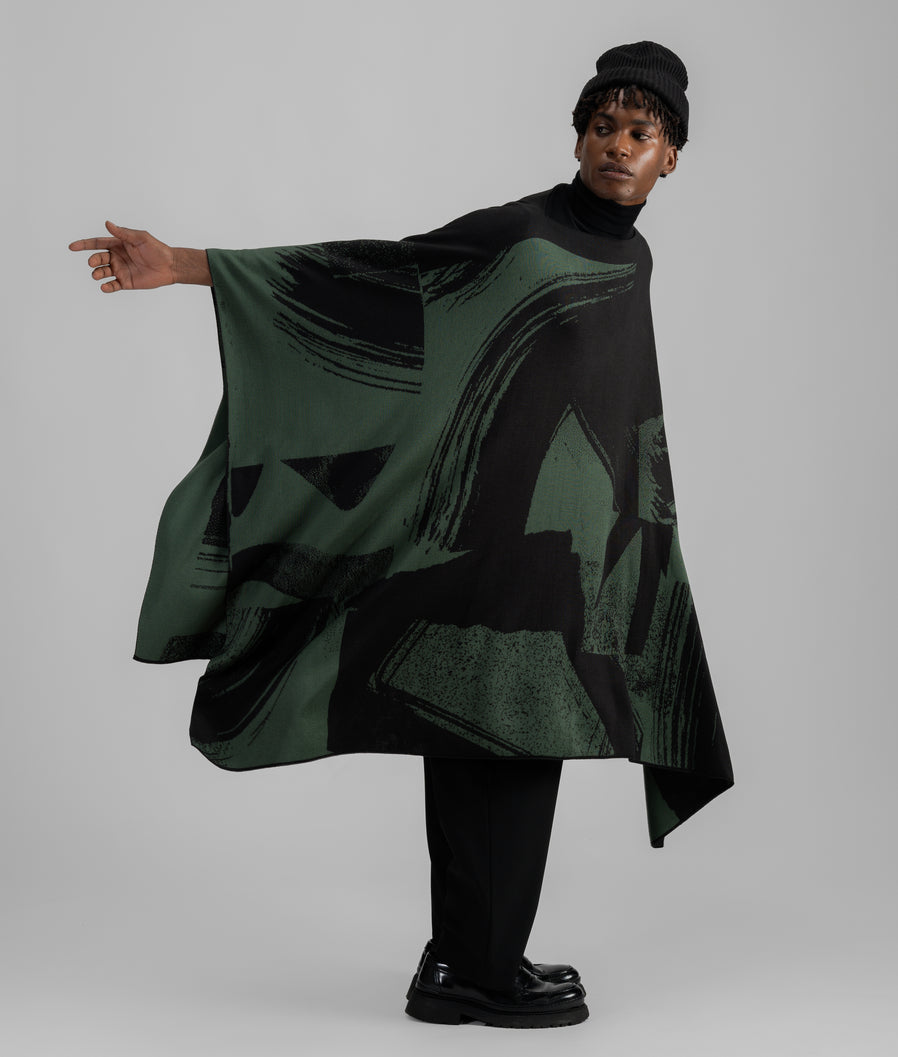 Poncho Verde Folha