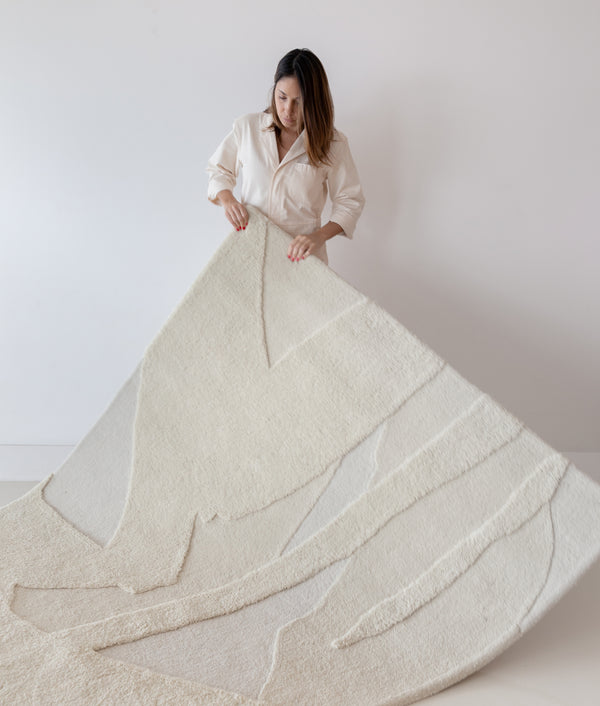 Tapete Antúrio Off-White